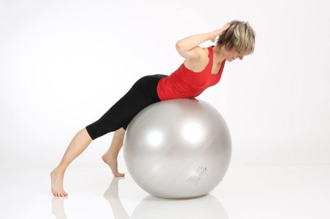 PIŁKA GIMNASTYCZNA REHABILITACYJNA TOGU POWERBALL ABS 65CM SZARA