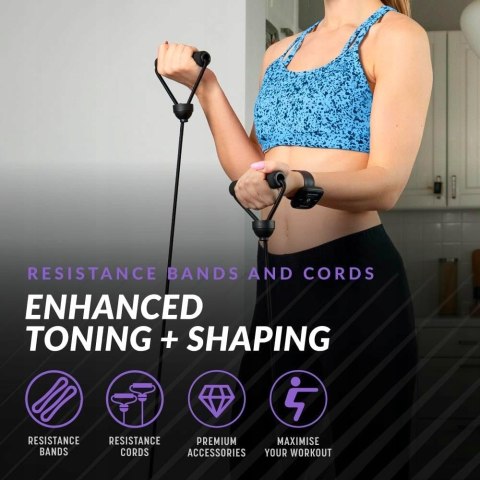 PLATFORMA WIBRACYJNA DO TRENINGU FITNESS Z LINKAMI BLUEFIN ULTRALITE