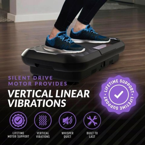 PLATFORMA WIBRACYJNA DO TRENINGU FITNESS Z LINKAMI BLUEFIN ULTRALITE