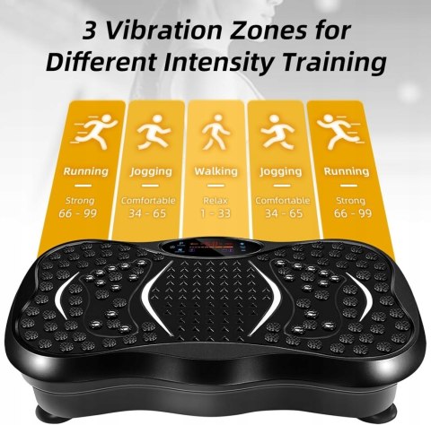 PLATFORMA WIBRACYJNA DO TRENINGU FITNESS Z LINKAMI EVOLAND