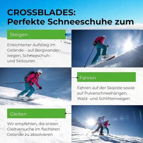RAKIETY ŚNIEŻNE CROSSBLADES HARDBOOT R. 36-46 100KG AS5446