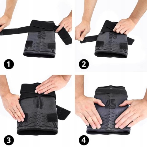 STABILIZATOR KOLANA ŚCIĄGACZ OCHRANIACZ OPASKA ACL MILAIUN R. XL