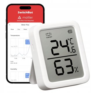 SWITCHBOT INTELIGENTNY TERMOMETR HIGROMETR WEWNĘTRZNY PLUS