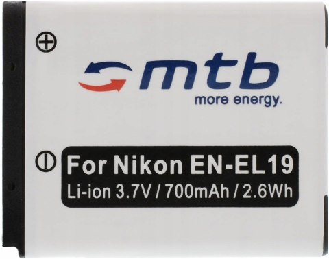 BATERIA AKUMULATOR EN-EL19 DO NIKON ENEL19 700mAh 3.7V