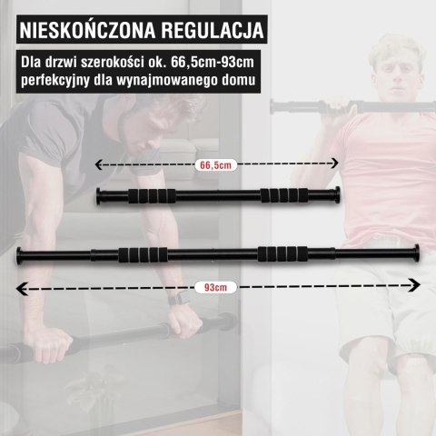 DRĄŻEK ROZPOROWY DO PODCIĄGANIA ĆWICZEŃ ULTRASPORT CZARNY