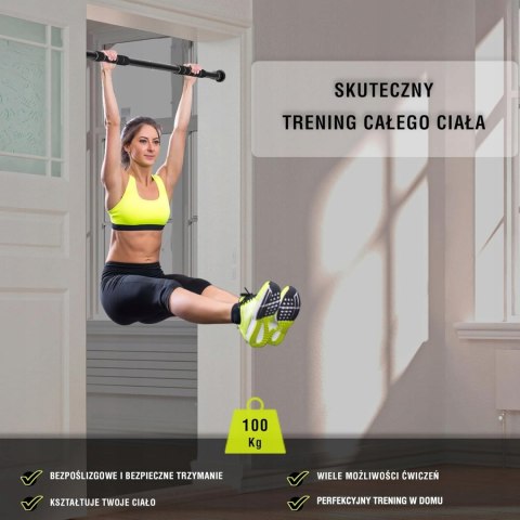 DRĄŻEK ROZPOROWY DO PODCIĄGANIA ĆWICZEŃ ULTRASPORT CZARNY