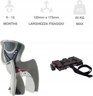 FOTELIK ROWEROWY TYLNY NA BAGAŻNIK OKBABY BODYGUARD BABY SHIELD