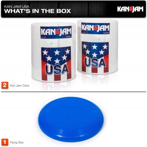 FRISBEE DYSK DO RZUCANIA KOSZ DO FRISBEE KAN JAM USA EDITION 2 SZTUKI