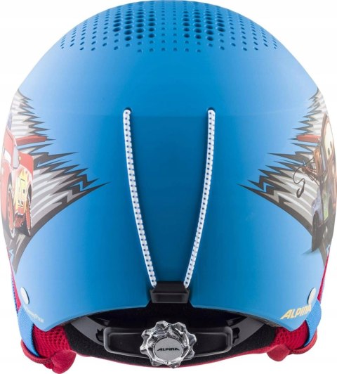 KASK NARCIARSKI DZIECIĘCY ALPINA ZUPO DISNEY CARS AUTA 48-52CM + GOGLE