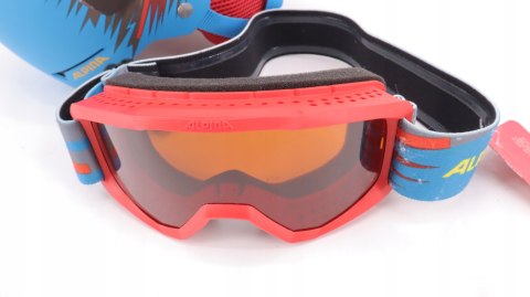 KASK NARCIARSKI DZIECIĘCY ALPINA ZUPO DISNEY CARS AUTA 48-52CM + GOGLE