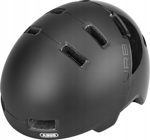 KASK ROWEROWY MIEJSKI ABUS SKURB ACE S 52-56CM CZARNY VELVET BLACK