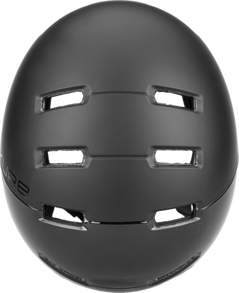 KASK ROWEROWY MIEJSKI ABUS SKURB ACE S 52-56CM CZARNY VELVET BLACK