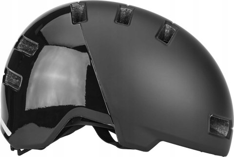 KASK ROWEROWY MIEJSKI ABUS SKURB ACE S 52-56CM CZARNY VELVET BLACK