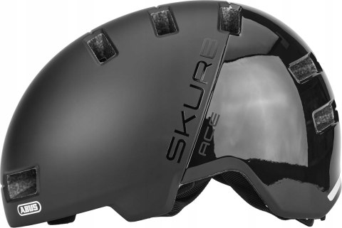 KASK ROWEROWY MIEJSKI ABUS SKURB ACE S 52-56CM CZARNY VELVET BLACK