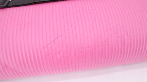 MATA DO ĆWICZEŃ FITNESS JOGA PILATES 188x61x1CM PIANKA NBR RÓŻOWA