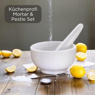 MOŹDZIERZ KUCHENNY PORCELANOWY DO PRZYPRAW I ZIÓŁ 7CM