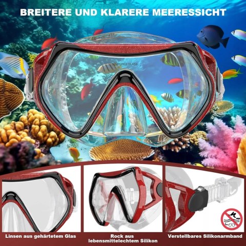 OKULARY MASKA DO NURKOWANIA SNORKELINGU MICISTY