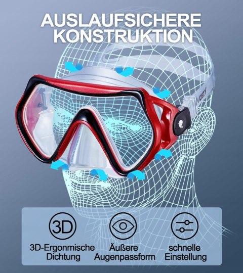 OKULARY MASKA DO NURKOWANIA SNORKELINGU MICISTY