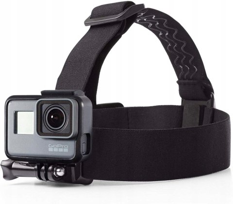 OPASKA NA GŁOWĘ DO KAMER SPORTOWYCH GOPRO HERO 6/5/4 BLACK SESSION SILVER