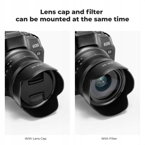 OSŁONA PRZECIWSŁONECZNA K&F CONCEPT DO CANON EW-53 EF-M 15-45MM