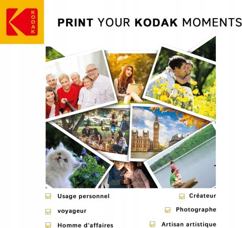 PAPIER FOTOGRAFICZNY KODAK 180 GSM 10x15CM A6 100 ARKUSZY