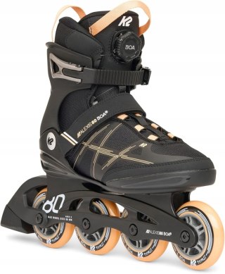ROLKI DAMSKIE REKREACYJNE FITNESS K2 ALEXIS 80 BOA R. 40 26CM