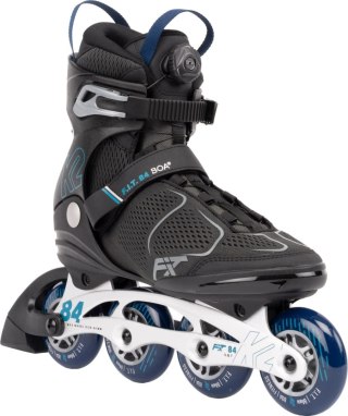 ROLKI ŁYŻWOROLKI MĘSKIE FITNESS REKREACYJNE K2 F.I.T. 84 BOA R. 43,5 28CM
