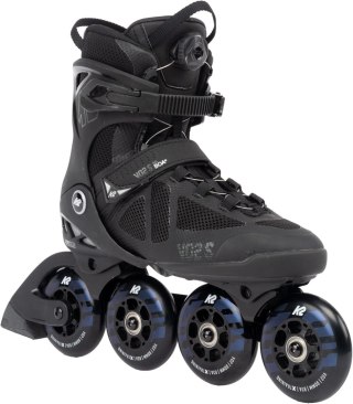 ROLKI REKREACYJNE FITNESS MĘSKIE K2 SKATE VO2 S 90 BOA CZARNE R. 42,5