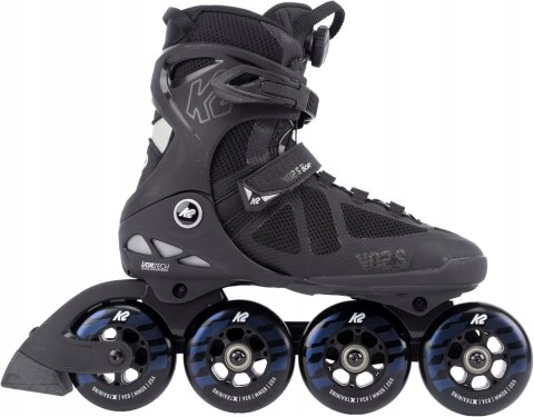 ROLKI REKREACYJNE FITNESS MĘSKIE K2 SKATE VO2 S 90 BOA CZARNE R. 42,5