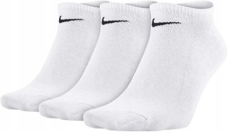 SKARPETY SPORTOWE NIKE STOPKI 3-PAK BIAŁE SKARPETKI 46-50