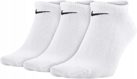 SKARPETY SPORTOWE NIKE STOPKI 3-PAK BIAŁE SKARPETKI 46-50