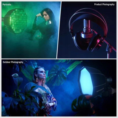 SOFTBOX MODYFIKATOR ŚWIATŁA DO LAMPY BŁYSKOWEJ NEEWER 50CM OCTAGONAL