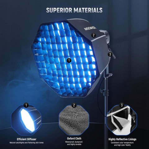 SOFTBOX MODYFIKATOR ŚWIATŁA DO LAMPY BŁYSKOWEJ NEEWER 50CM OCTAGONAL