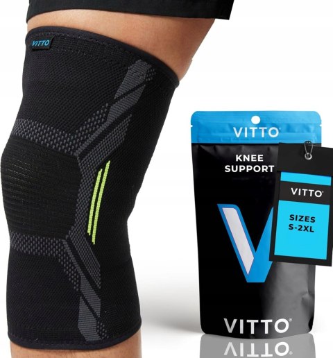 STABILIZATOR ORTEZA KOLANA ŚCIĄGACZ OCHRANIACZ OPASKA VITTO