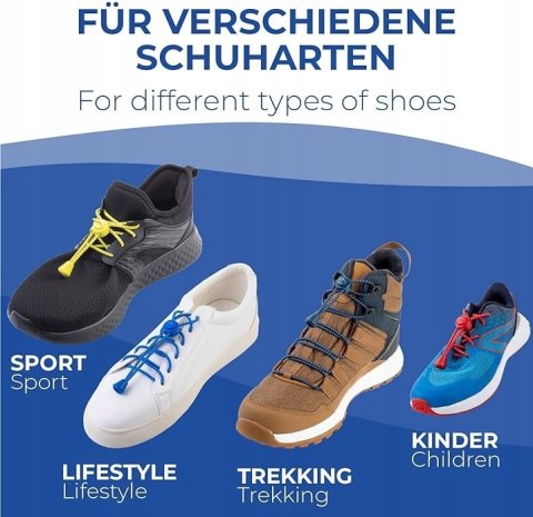 SZNUROWADŁA SZNURÓWKI EVEREST FITNESS 5 PAR NIEBIESKIE SZNUROWADŁA SZNURÓWKI EVEREST FITNESS 5 PAR NIEBIESKIE