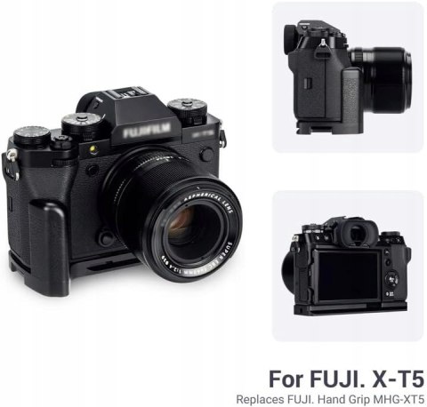 UCHWYT GRIP HANDGRIP JJC HG-XT5 DO FUJIFILM MHG-XT5 X-T5 CZARNY UCHWYT GRIP HANDGRIP JJC HG-XT5 DO FUJIFILM MHG-XT5 X-T5 CZARNY
