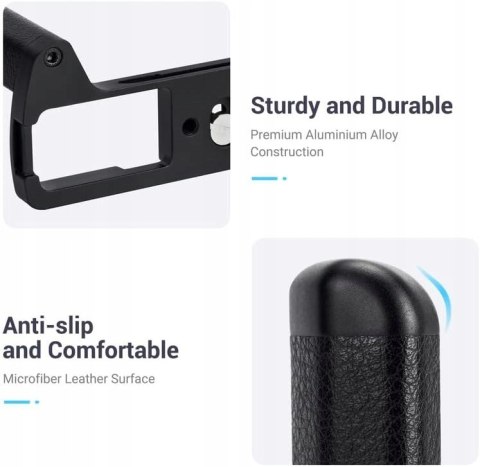UCHWYT GRIP HANDGRIP JJC HG-XT5 DO FUJIFILM MHG-XT5 X-T5 CZARNY UCHWYT GRIP HANDGRIP JJC HG-XT5 DO FUJIFILM MHG-XT5 X-T5 CZARNY
