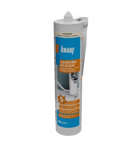 USZCZELNIACZ SILIKON SANITARNY DO KAMIENIA KNAUF 300ML