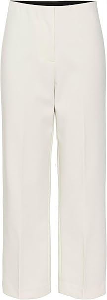 VERO MODA ELEGANCKIE DAMSKIE SPODNIE MATERIAŁOWE NA KANT R. M