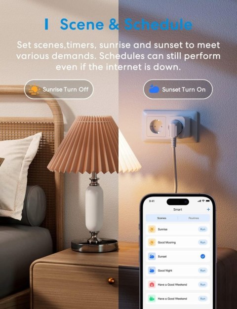 2x INTELIGENTNE GNIAZDO SMART WIFI PLUG MSS210P MEROSS