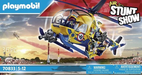 HELIKOPTER EKIPY FILMOWE PLAYMOBIL 70833 AIR STUNTSHOW
