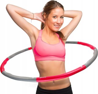 HULA HOOP SKŁADANE FITNESS Z WYPUSTKAMI 95CM SWINGFIT