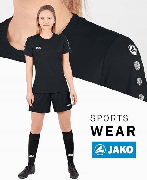 KOSZULKA SPORTOWA DAMSKA JAKO TEAM CZARNA R. 40