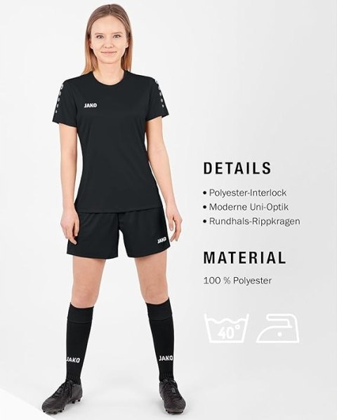 KOSZULKA SPORTOWA DAMSKA JAKO TEAM CZARNA R. 40