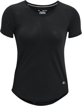 KOSZULKA SPORTOWA DO BIEGANIA DAMSKA UNDER ARMOUR STREAKER SS R. M CZARNA