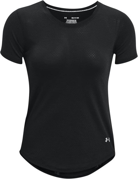KOSZULKA SPORTOWA DO BIEGANIA DAMSKA UNDER ARMOUR STREAKER SS R. M CZARNA