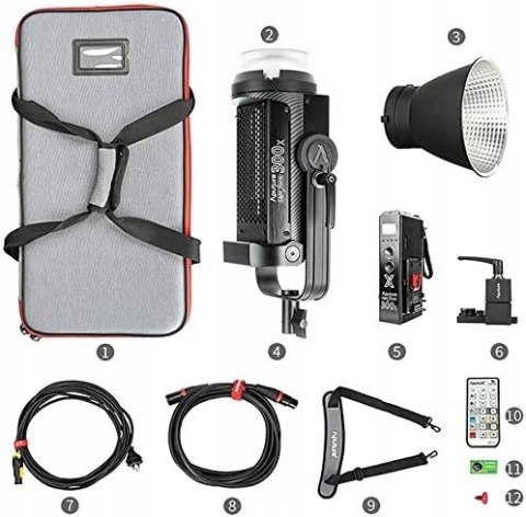 LAMPA FOTOGRAFICZNA STUDYJNA APUTURE 300X BI-COLOR 2700K-6500K