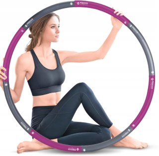 ODCHUDZAJĄCE HULAHOP KOŁO SKŁADANE HULA HOOP MASAŻ FEECCO