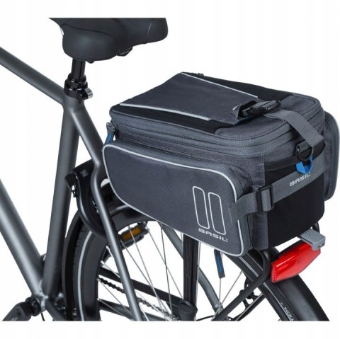 SAKWA TORBA ROWEROWA TYLNA NA BAGAŻNIK BASIL SPORT DESIGN MIK 7-15L SAKWA TORBA ROWEROWA TYLNA NA BAGAŻNIK BASIL SPORT DESIGN MIK 7-15L