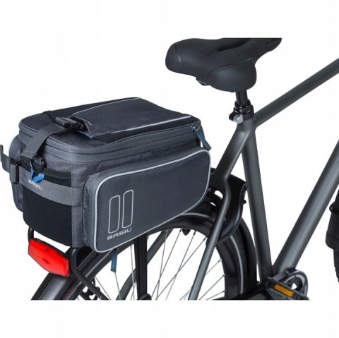 SAKWA TORBA ROWEROWA TYLNA NA BAGAŻNIK BASIL SPORT DESIGN MIK 7-15L SAKWA TORBA ROWEROWA TYLNA NA BAGAŻNIK BASIL SPORT DESIGN MIK 7-15L